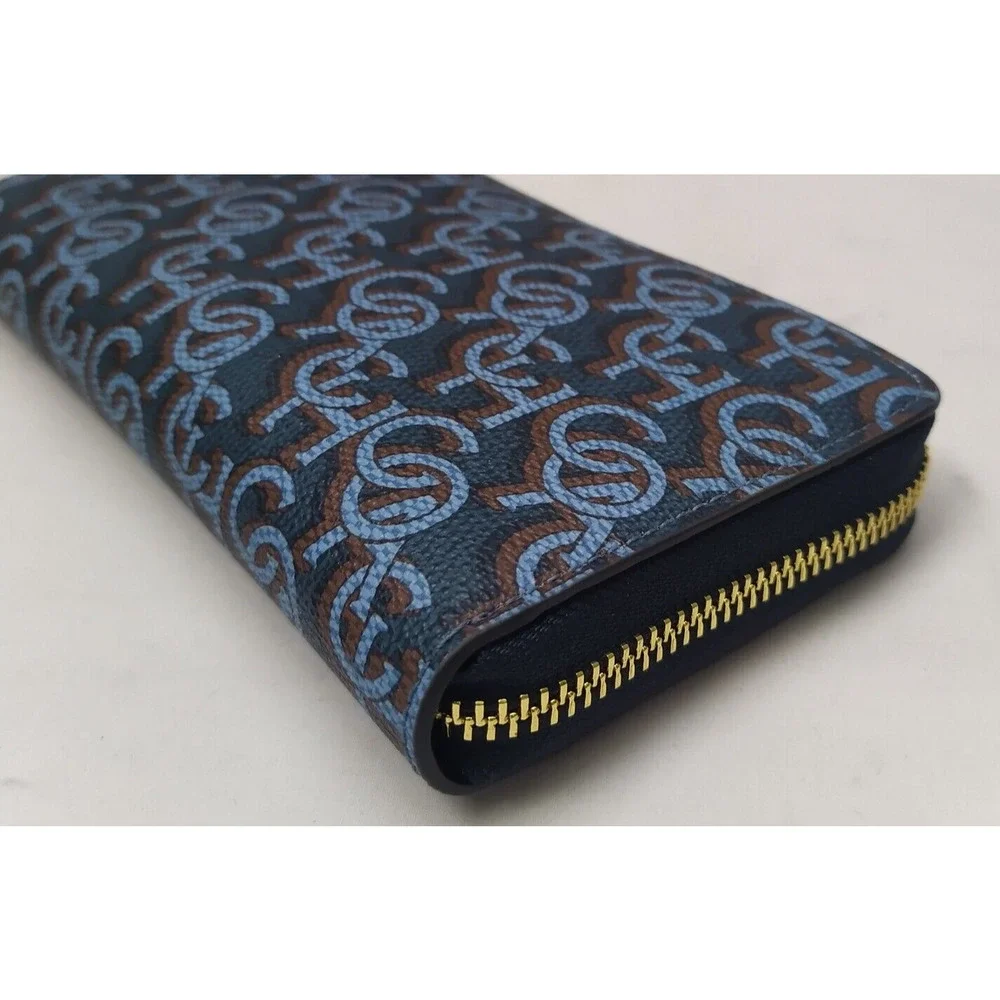 Coach navy monogram